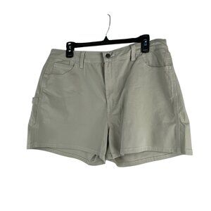Dickies NWT Womens Work Utility Shorts Beige Size 26 Cotton Blend Comfort
